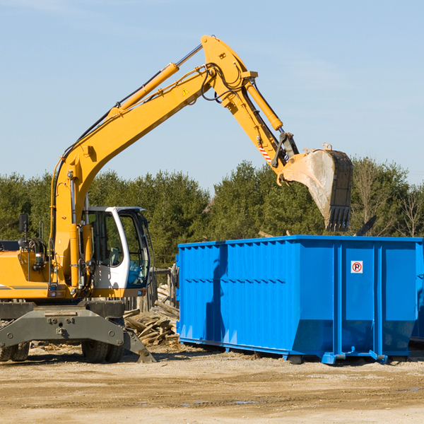 can i choose the location where the residential dumpster will be placed in East Syracuse NY